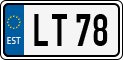 License plate of Estonia, Motorcycles
