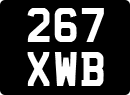 License plate of the United Kingdom, 1932 year system