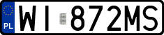 License plates of Poland, Regular car plates