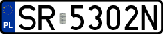 License plates of Poland, Regular car plates