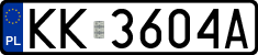 License plates of Poland, Regular car plates