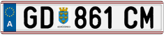 License plate of Austria, Regular plates