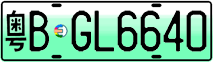 License plate of China, Electric vehicles