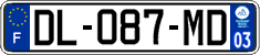 French license plate, SIV (ordinary)
