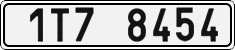 License plate of the Czech Republic, Cars (2001)