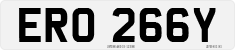 License plate of the United Kingdom, 1963 year system