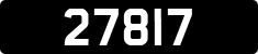License plate of Guernsey, Regular plates