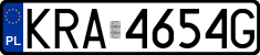 License plates of Poland, Regular car plates