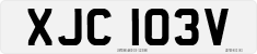 License plate of the United Kingdom, 1963 year system