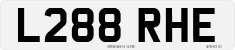 License plate of the United Kingdom, 1983 year system