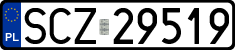 License plates of Poland, Regular car plates