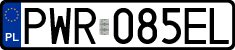 License plates of Poland, Regular car plates