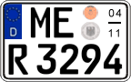 German license plate, Seasonal plates