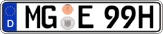German license plate, Plates for oldtimers (type 