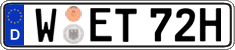 German license plate, Plates for oldtimers (type 