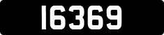 License plate of Guernsey, Regular plates