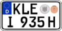 German license plate, Plates for oldtimers (type 