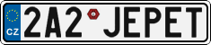 License plate of the Czech Republic, Vanity Plates