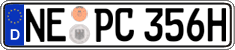German license plate, Plates for oldtimers (type 