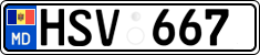 License plate of Moldova, Cars (2015)