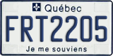 Quebec, Commercial vehicles (FAB1234)