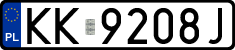 License plates of Poland, Regular car plates