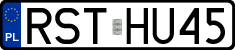 License plates of Poland, Regular car plates