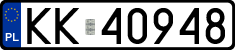 License plates of Poland, Regular car plates