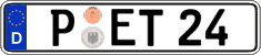 German license plate, Regular plates