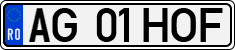 License plate of Romania, Regular plates