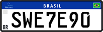 License plate of Brazil, Private owners (Mercosul)