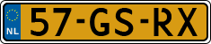 License plate of the Netherlands, Cars