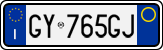 License plate of Italy, Cars (1994 year series)