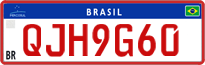 License plate of Brazil, Commercial vehicles (Mercosul)