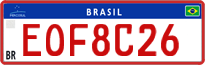License plate of Brazil, Commercial vehicles (Mercosul)