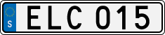 License plate of Sweden, Regular plates