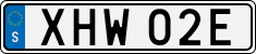 License plate of Sweden, Regular plates