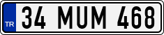 License plate of Turkey, Regular plates