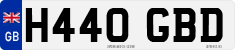 License plate of the United Kingdom, 1983 year system