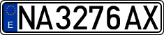 License plates of Spain, 1971 year series