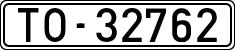 License plates of Spain, 1900 year series