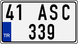 License plate of Turkey, Regular plates