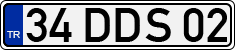 License plate of Turkey, Regular plates