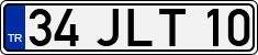 License plate of Turkey, Regular plates