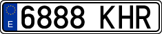License plates of Spain, Ordinary (2000)
