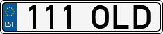 License plate of Estonia, Regular car plates