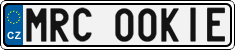 License plate of the Czech Republic, Vanity Plates