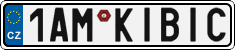 License plate of the Czech Republic, Vanity Plates