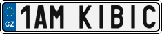 License plate of the Czech Republic, Vanity Plates