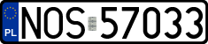 License plates of Poland, Regular car plates